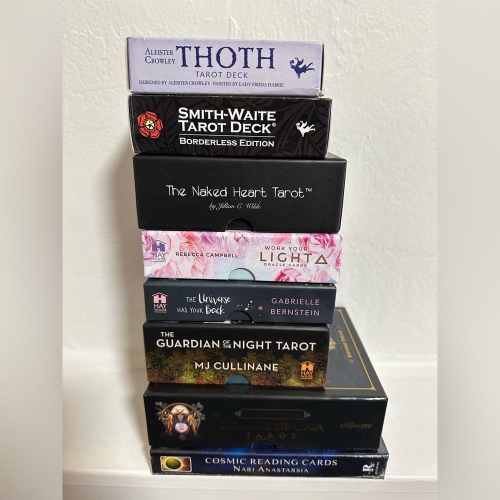 8 Tarot/Oracle Decks and Card Cloth ✨🪄💫